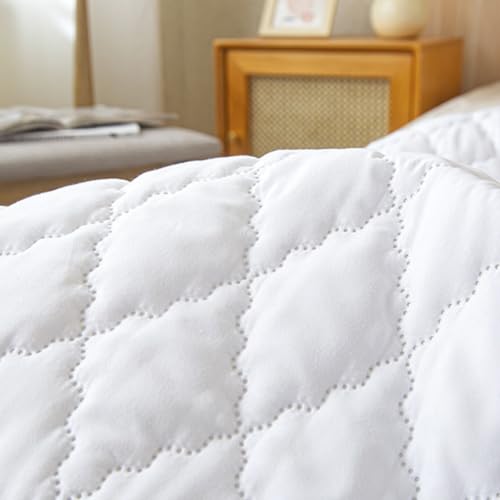 Funda de colchón impermeable y transpirable acolchada con elástico ajustable de 35 cm 3