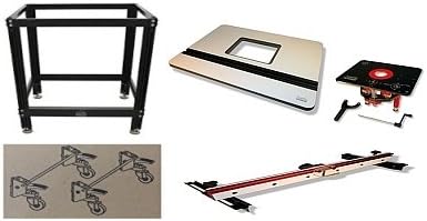JessEm 02120 Mast-R-Lift II, Table, Fence and ALTS Stand/Caster Package
