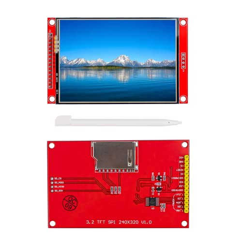 Image of Hosyond 3.2 Inches TFT LCD Touch Screen Shield Display Module 320x240 SPI Serial ILI9341 with Touch Pen Compatible with Arduino R3 /Mega2560 Development Board