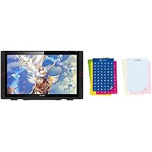 XP-PEN Artist 22R pro Drawing Tablet with Screen 120% sRGB with Battery-Free Stylus Full-Laminated Technolog 21.5 inch Pen Display & XP-PEN Shortcuts Stickers
