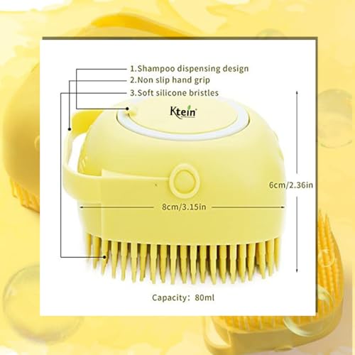 Ktein Store Ktein Silicone Bath Brush with Soap Dispenser - Image 4