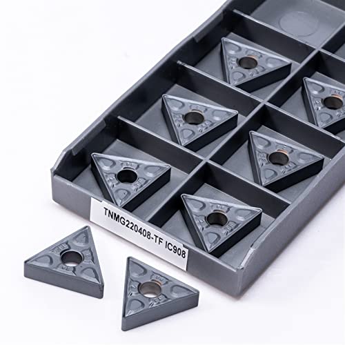 Puntas para Torno Carburo 10 Piezas TNMG220404 TF IC908 miniatura 3