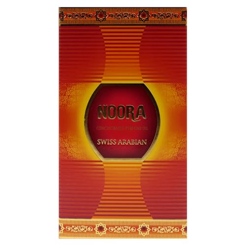 Swiss Arabian Noora - Luxury Products From Dubai - Long Lasting And Addictive Personal Perfume Oil Fragrance - A Seductive Signature Aroma - 0.6 Oz