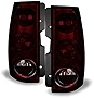 ACANII - For 2007-2014 GMC Yukon XL 1500 2500 [Red Smoked] Tail Lights Brake Lamps Left+Right