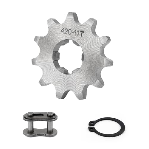 Tunejoy Moto Pignone 420 11T 20mm Motore Pignone Anteriore per 50cc 70cc 90cc 110cc 125cc Dirt Pit Bike Mini Bike ATV 4 Ruote Moped