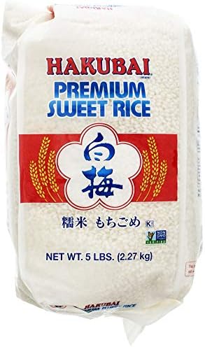 Hakubai Sweet Rice, 5-Pound