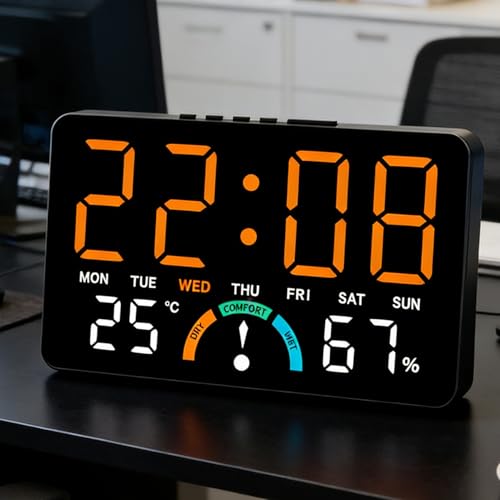 Réveil digital de bureau et domicile pour optimiser votre espace - 8