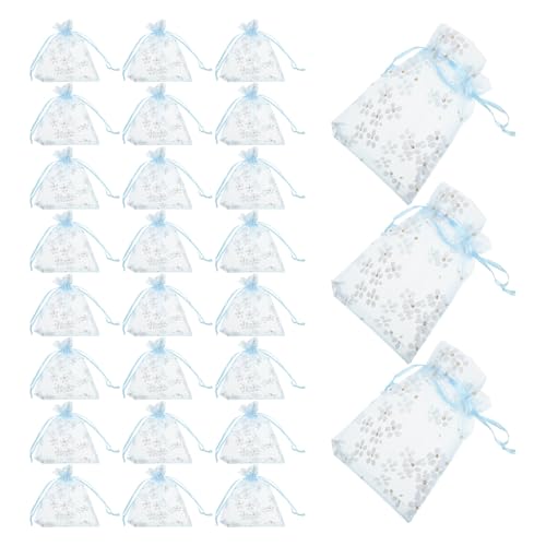 Bolsas de organza azul HOLIDYOYO: la elegancia perfecta para los detalles de tus invitados