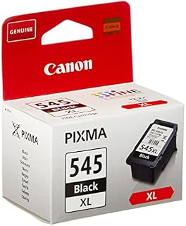 Canon Genuine Printer Ink - 1 x PG-545XL High Capacity 15ML Black Ink Cartridge for up to 400 pages - Suitable for Canon PIXMA TR, IP, MX, MG and TS series printers