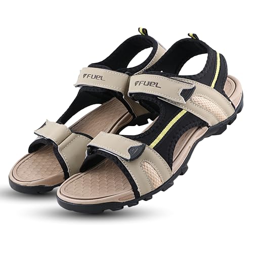 Image of FUEL Punch-02 Lightweight & Anti-Skid Rubber Sole Casual Sandals & Floaters for Mens & Boys for Outdoor