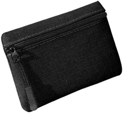 Portamonete – Portamonete portatile e impermeabile, alla moda, in tessuto Oxford, portamonete con cerniera per riporre chiavi, carte di credito, cuffie e rossetto, Giallo, Refer to
