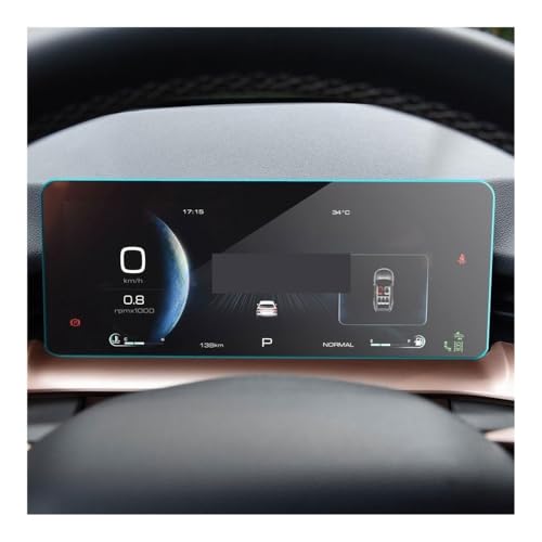 Verre trempé voiture Haval H6 2021 avec film de protection écran tableau bord