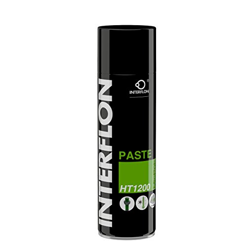 Interflon Paste HT1200 (Aerosol) 300 ML Can - High Temperature, Food Grade Assembly Grease/Anti-Seize Paste