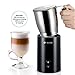 Eurolux Pro XL EL-4000 Electric Induction Milk Frother and Heater, Froths Up To 250 ml., Heats Up To 425 ml., Stainless Steel, Dishwasher Safe, with German Engineering