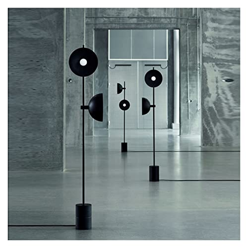Lámpara de pie retro negra para sala de estar y dormitorio vertical simple 5