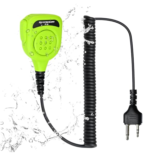 SVXSODA ���ϋv �m�C�Y�L�����Z�����O �X�s�[�J�[�}�C�N GMRS���W�I�p �~�b�h�����h���f���Ή� ��]�N���b�v �G���n���X�h�I�[�f�B�I PTT�{�^�� (�O���[��)