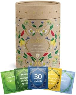Pukka Herbs Herbal Favourites Tea Collection | Organic | Eco-Friendly | Tea Collection | Secret Santa | 30 Sachets | 5 Flavours