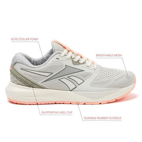 Reebok Reebok NFX Trainer 2 Cross Training Womens Shoes, Soft Grey/Future Peach/Chalk, 7.5