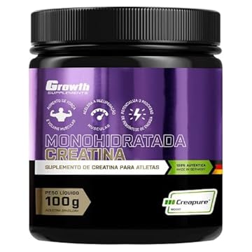 Creatina Growth Creapure 250g ou 100g - Original Growth Supplements (100g)