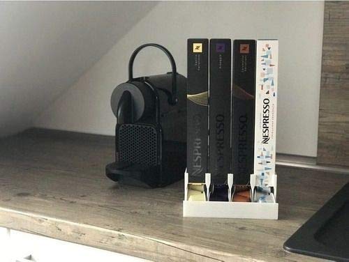 Organizador Suporte Cápsulas Nespresso Modelo De 5 Caixas (Preto)