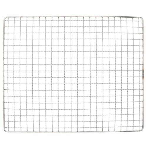 Parrillas Parrilla con agujeros cuadrados de acero inoxidable, malla de alambre for barbacoa, rejilla multiusos for barbacoa, rejilla for cocinar y hornear, parrilla for barbacoa (26x32cm) De Barbacoa