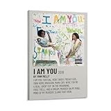 ZANLIART YNW MELLY I AM YOU 2018 Album Cover Canvas Print Music Poster for Room Aesthetic Frame-style12x18inch(30x45cm)