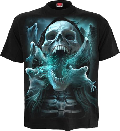Image of Spiral - Ghost Skull - T-Shirt Black - XXL