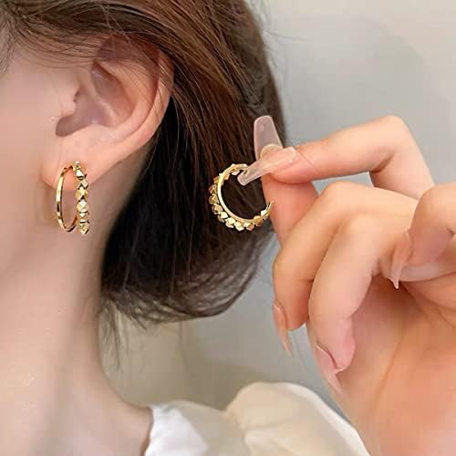 YUTTTPL Four Claws Earrings For Women S925 Gold Silver Claws Needle Earrings Creative Cuff Earrings Creative Four Claws Rhinestone Stud Earrings Decoration Zircon Jewelry Earrings