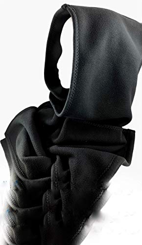 Hooded Scarf, plush fleece. 10 colors to choose from! Super warm hood with generous fabric allowance to wrap around the neck for warmth.2