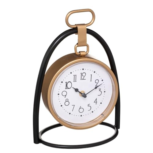 Atmosphera - Horloge à Poser Lona - métal 21x27 cm
