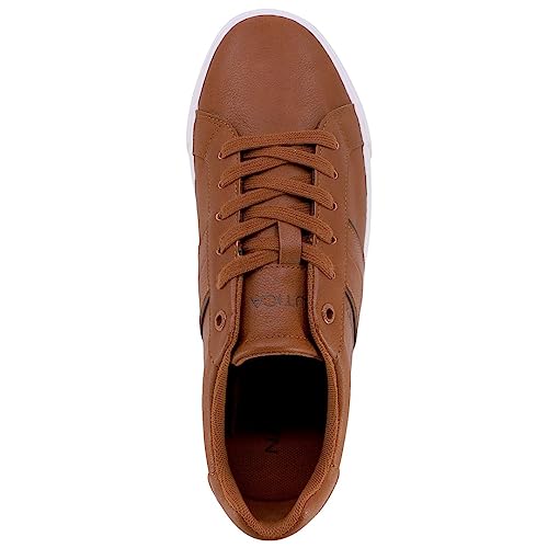 Image of Nautica Men's Casual Lace-Up Sneakers - Classic Low-Top Tennis Fashion Sneakers