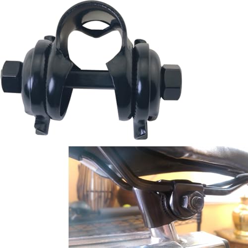 ZCZQC Bicycle Seat Clamp Bicycle Seat Adapter 2.76x1.57in Bicycle Saddle Adjustable Metal Quick Release Screw Seatpost Clamp Ring For Standard Track Saddle