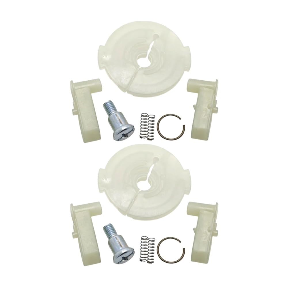 Juego de 2 resortes de Retorno de fricción for guía de trinquete de Arranque de Retroceso, Compatible con Motores de cortacésped GX120, GX160 y GX200.