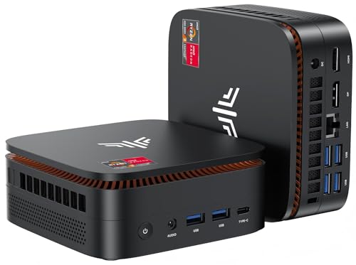 KAMRUI Pinova P1 Mini PC, W-11 Pro AMD Ryzen 4300U(Beat 3500U/N150/N95, up to 3.7GHz), 16GB RAM 1TB SSD Mini Desktop Computer Support 4K HDMI+DP+Type-C, Mini PC with Dual WiFi, Business Home Office