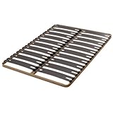 - EBAC Literie Sommier à Lattes 140x190 C310-20 Lattes Bois - Fabrication française