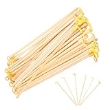 Frcolor 50個 木製ランタン用ハンドル 提灯持ち手 丸みを帯びた角で 持ちやすく収納便利 キッズ誕生日や祭りの装飾に 手作り提灯用アクセサ