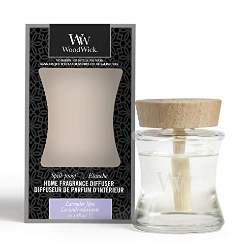 WoodWick Spill-Proof Home Fragrance Aroma Diffuser, Lavender Spa, 148 ml