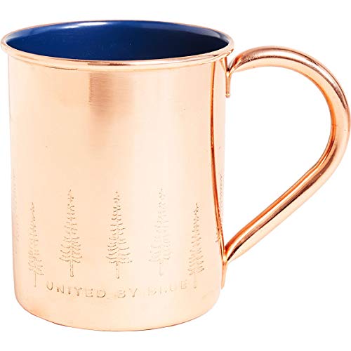 United By Blue Evergreen 14oz Copper/ename Mug, blue