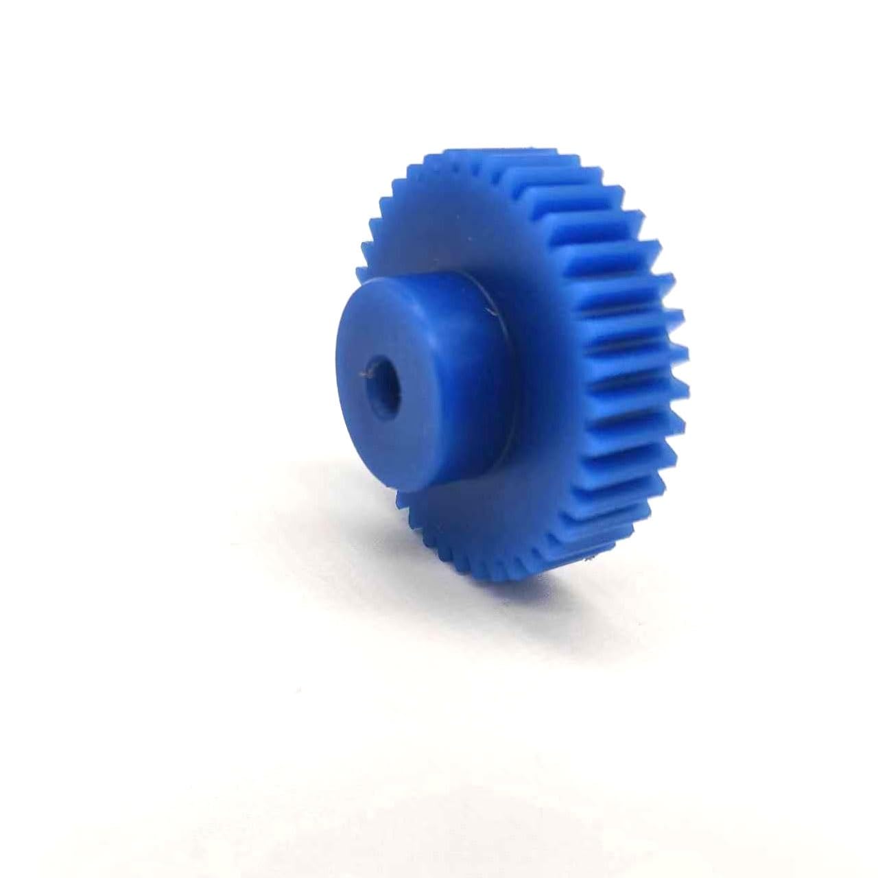 Thalawirefix 1 Stück Nylon-Stirnrad – Modul 3, 12 Zähne, Blaues Nylon, Bohrung 14/15/16 Mm Mit 5 Mm Keilnut – Für Motorgetriebe, Spindelritzel & Modellbau