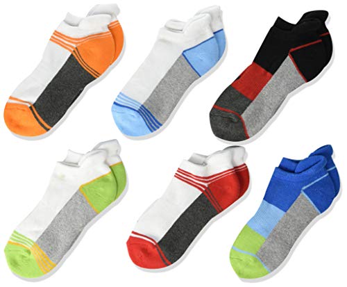 Jefferies Socks Boys' Sport Tab Half Cushion Low Cut Socks 6 Pack - Main Image