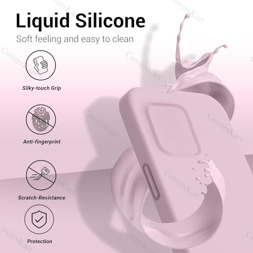 Image of Liquid Silicone Back Cover for Redmi Note 10 / Redmi Note 10S | Inner Microfiber Velvet | Camera Protection Anti Shock Back Case (Lightpurple)