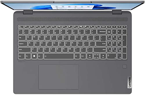 Image of Lenovo 2023 IdeaPad Flex 5 16 inch 2.5K WQXGA (2560 x 1600) 2-in-1 Touchscreen Laptop - 12th Gen Intel Core i7-1255U 16GB RAM 1TB SSD - Backlit KB, Fingerprint, WiFi 6,Windows 11 Home, Storm Grey