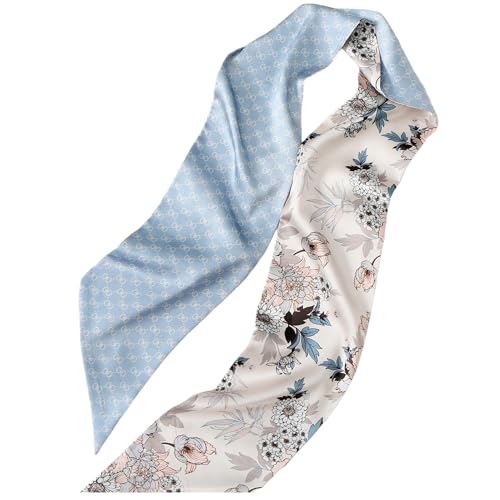 Image of CorssKulture Lightweight Satin Ribbon Scarf for Women's 150 x 15 cm | Silky Soft Scarf Perfect for Gifting