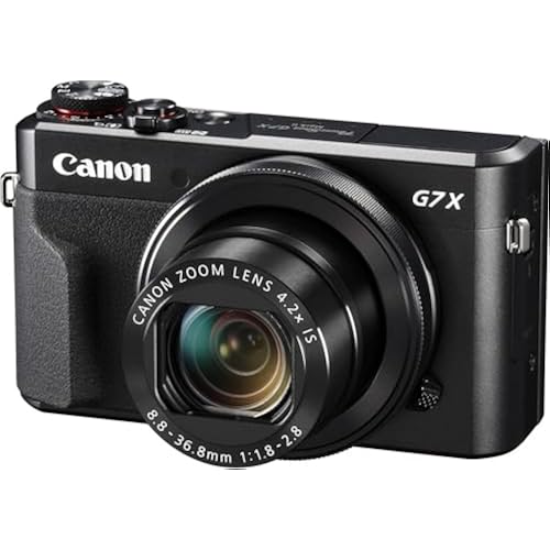 Canon PowerShot G7 X Mark II (Black) (Renewed)