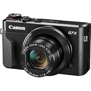 Canon PowerShot G7 X Mark II (Black) (Renewed)
