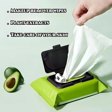 KACHKIT Moisturizing Makeup Remover Facial Wipes – Hydrating & Refreshing With Cucumber & Vitamin E (Pcs -2)