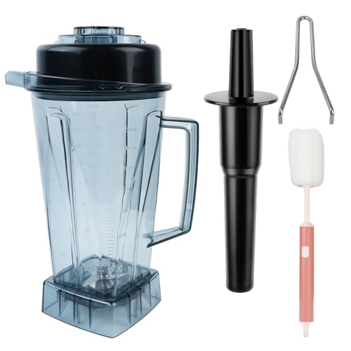 2000 ML Ersatzbehälter Behälter Geeignet für Vitamix Mixer-Krug und Tamper, Mixer Zubehör, Ersatz für Classic Legacy Explorian Professional Serie,Ersatz für 5200, 5000, 6300, 7500, Pro500, 750/VM0103