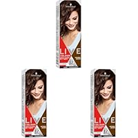 Schwarzkopf Live Colour Natural Brown 75mL (Pack of 3)