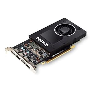PNY Quadro P2200 Professionelle Grafikkarte, 5 GB, DDR5x 1280 Kerne 200 Gb/S 3.