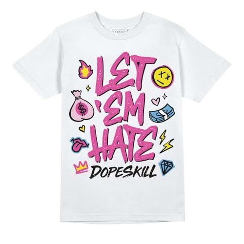 Image of DopeSkill Graphic Tee Streetwear Hip Hop Hypebeast Unisex T-Shirt Sneaker Colour Matching Shirts Inspired Motivation Quotes